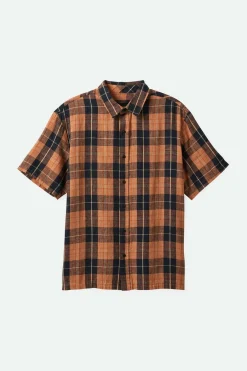 Cru Linen Blend Relaxed S/S Woven Shirt